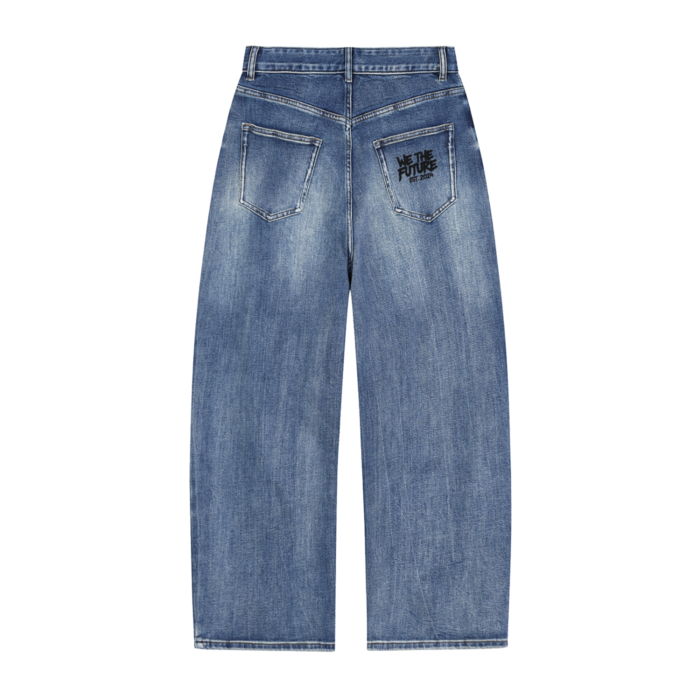 WTF Keep Smiling Hoodie & Denim Jeans